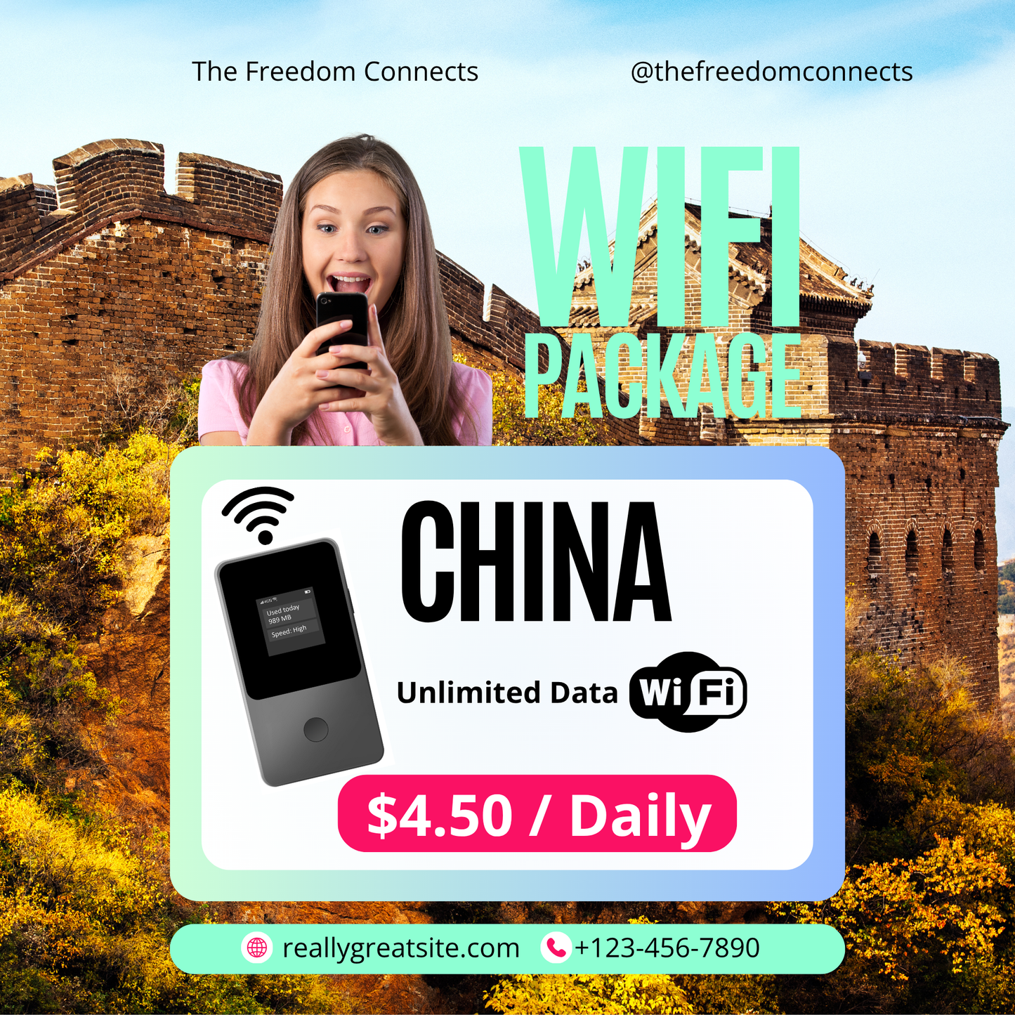 China Unlimited Data Wi-Fi