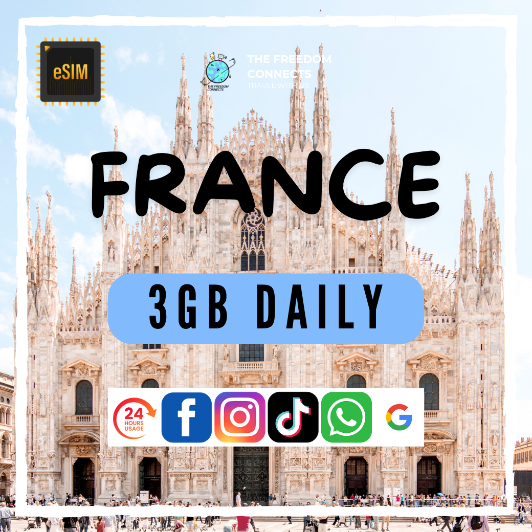 FRANCE 3GB DAILY