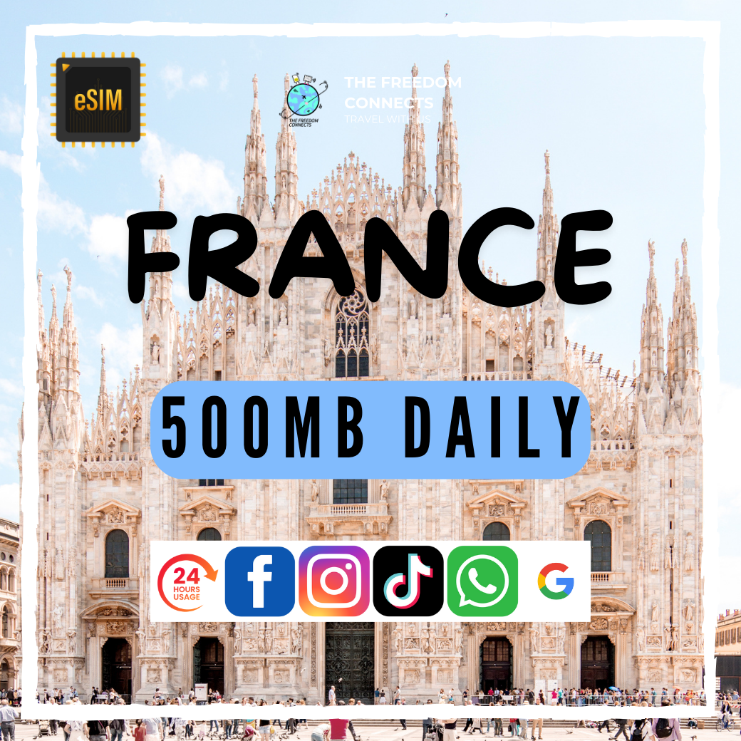 FRANCE 500MB DAILY