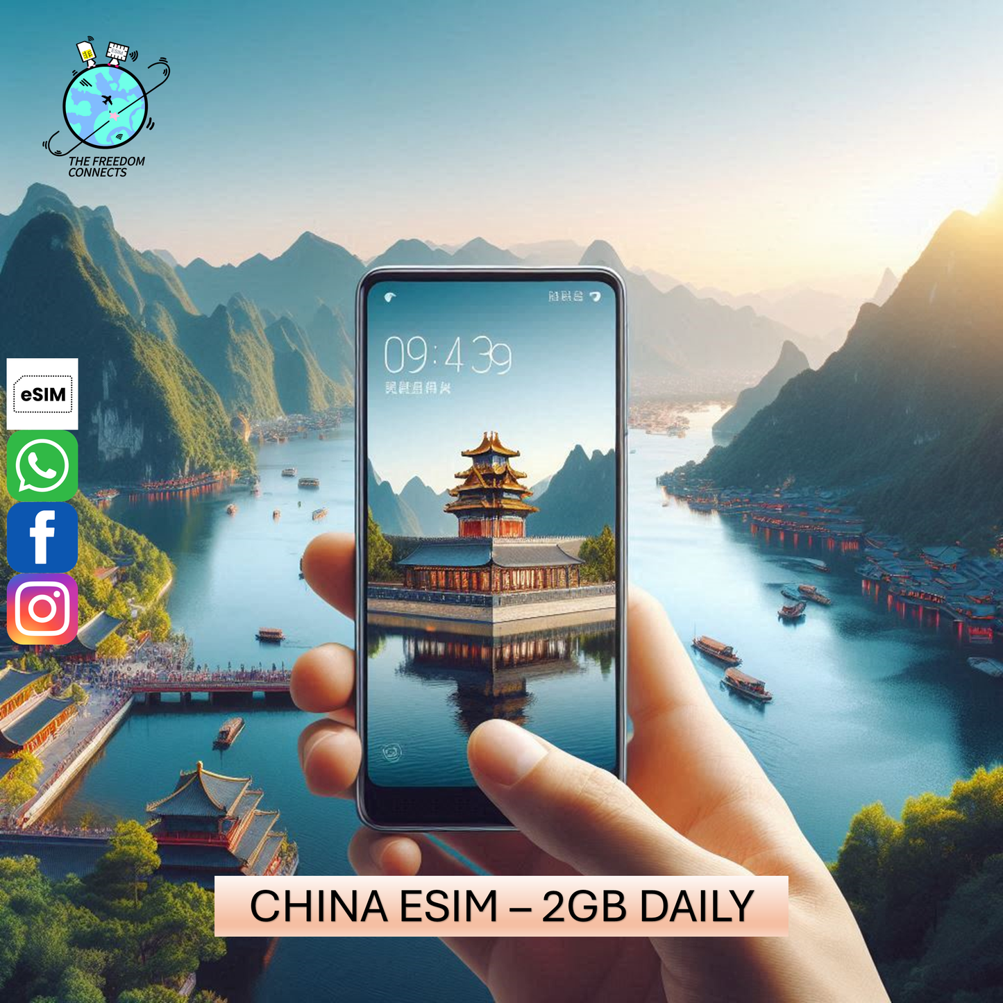 CHINA ESIM 2GB DAILY