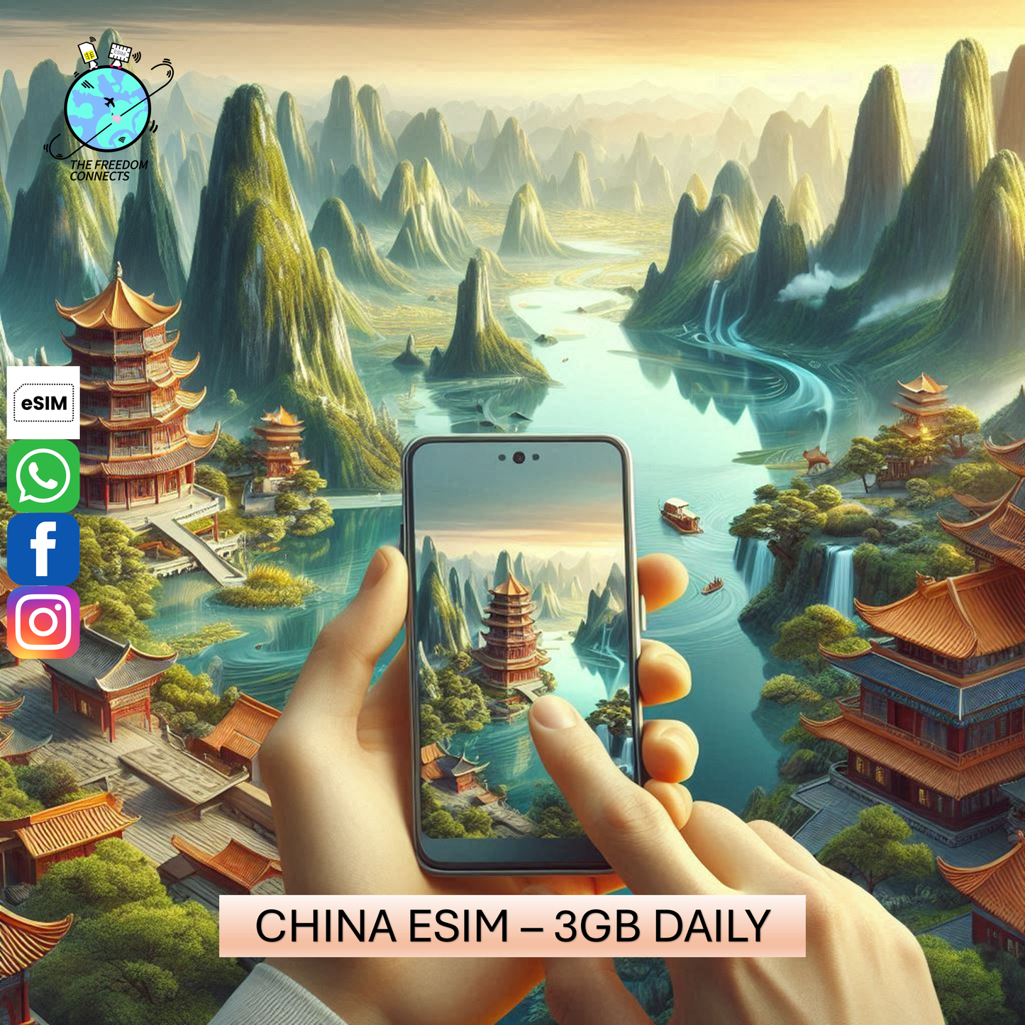 CHINA ESIM 3GB DAILY