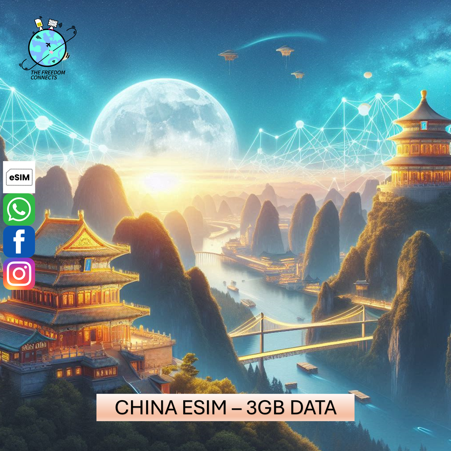 CHINA ESIM 3GB DATA