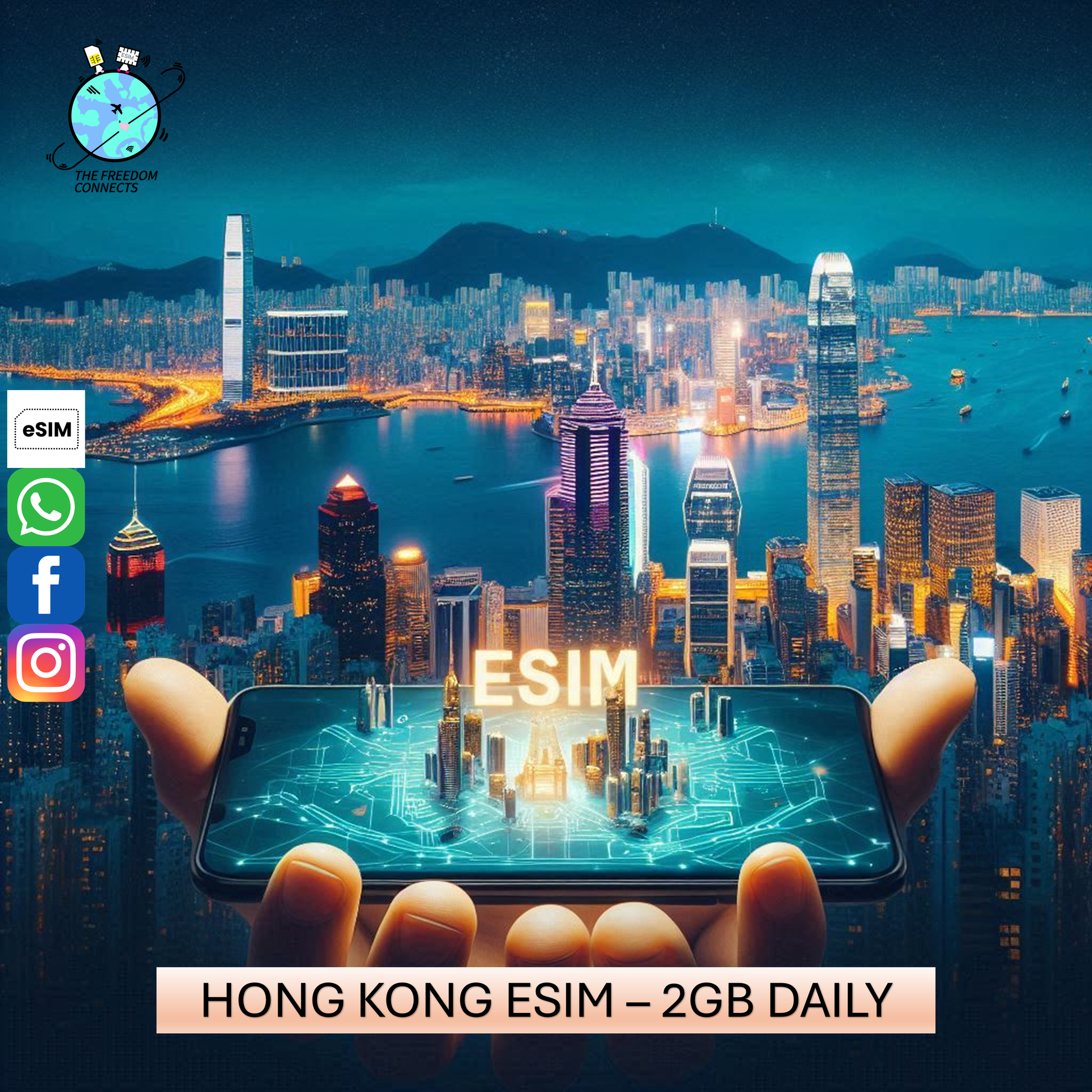 HONG KONG ESIM 2GB DAILY