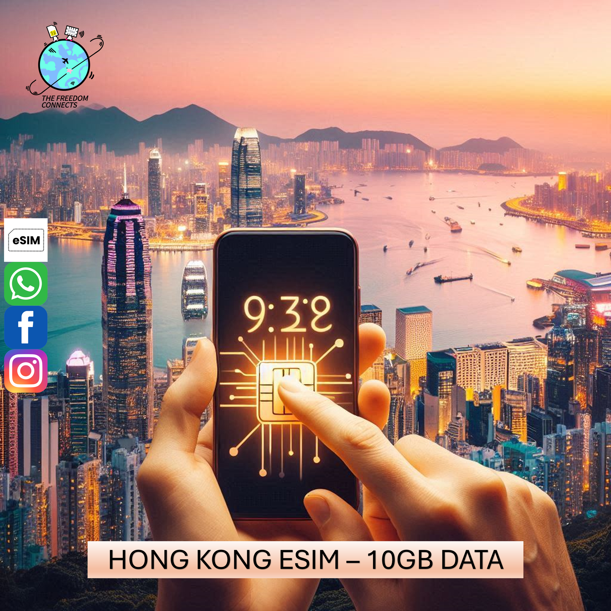 HONG KONG ESIM 10GB DATA