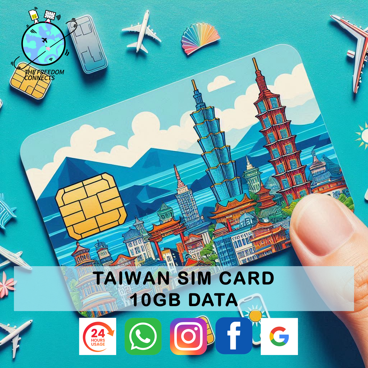 TAIWAN SIM CARD 10GB DATA