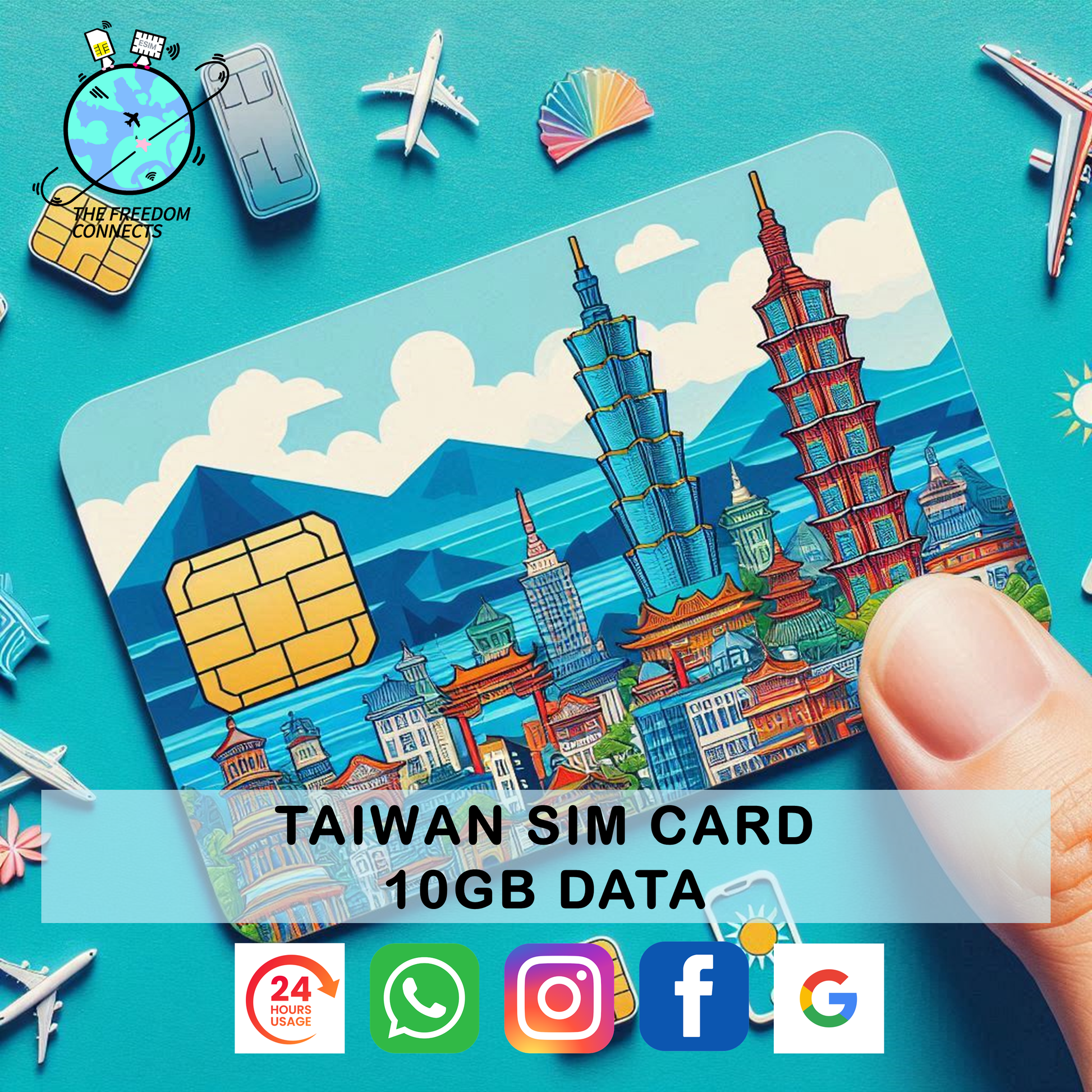 TAIWAN SIM CARD 10GB DATA