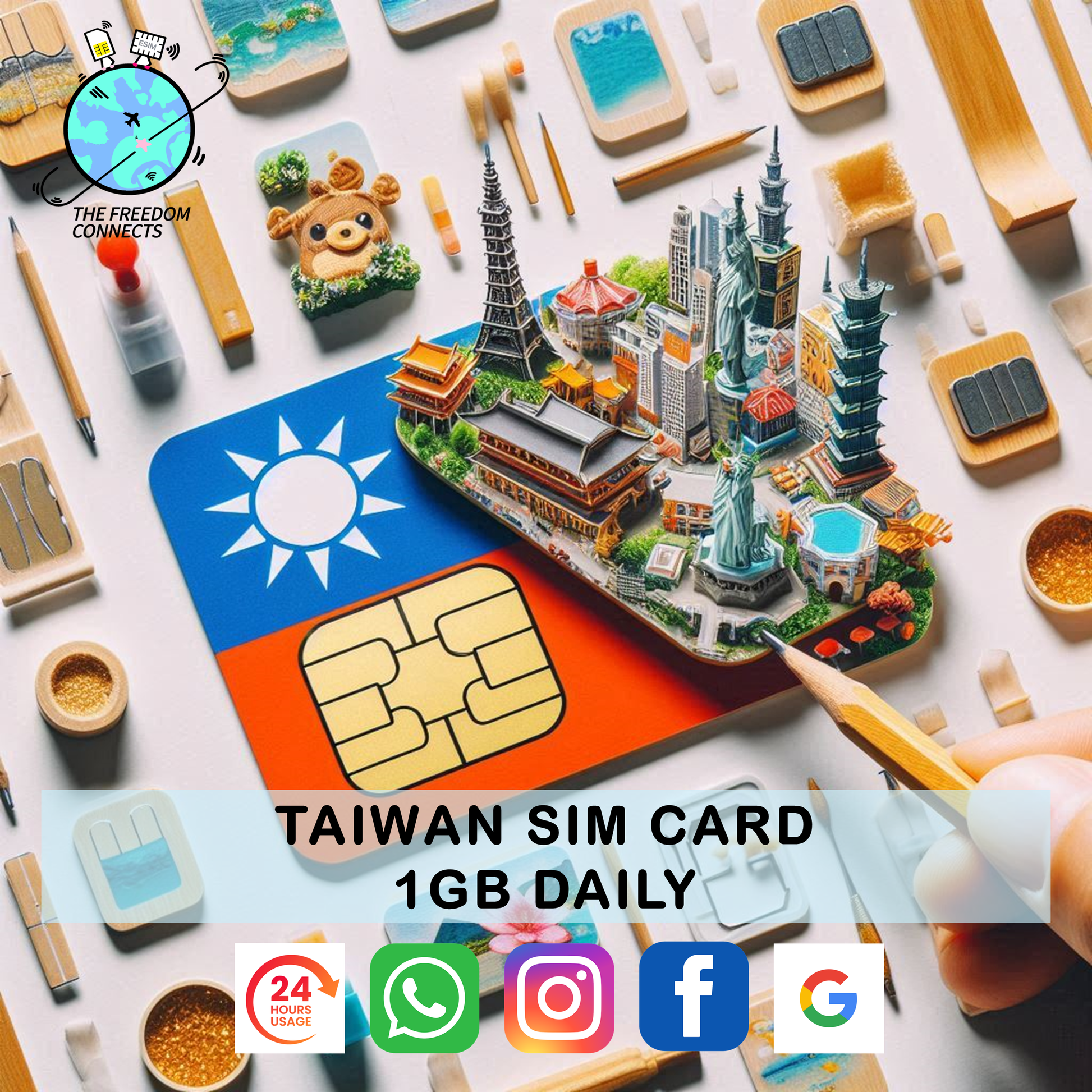 TAIWAN SIM CARD 1GB DAILY