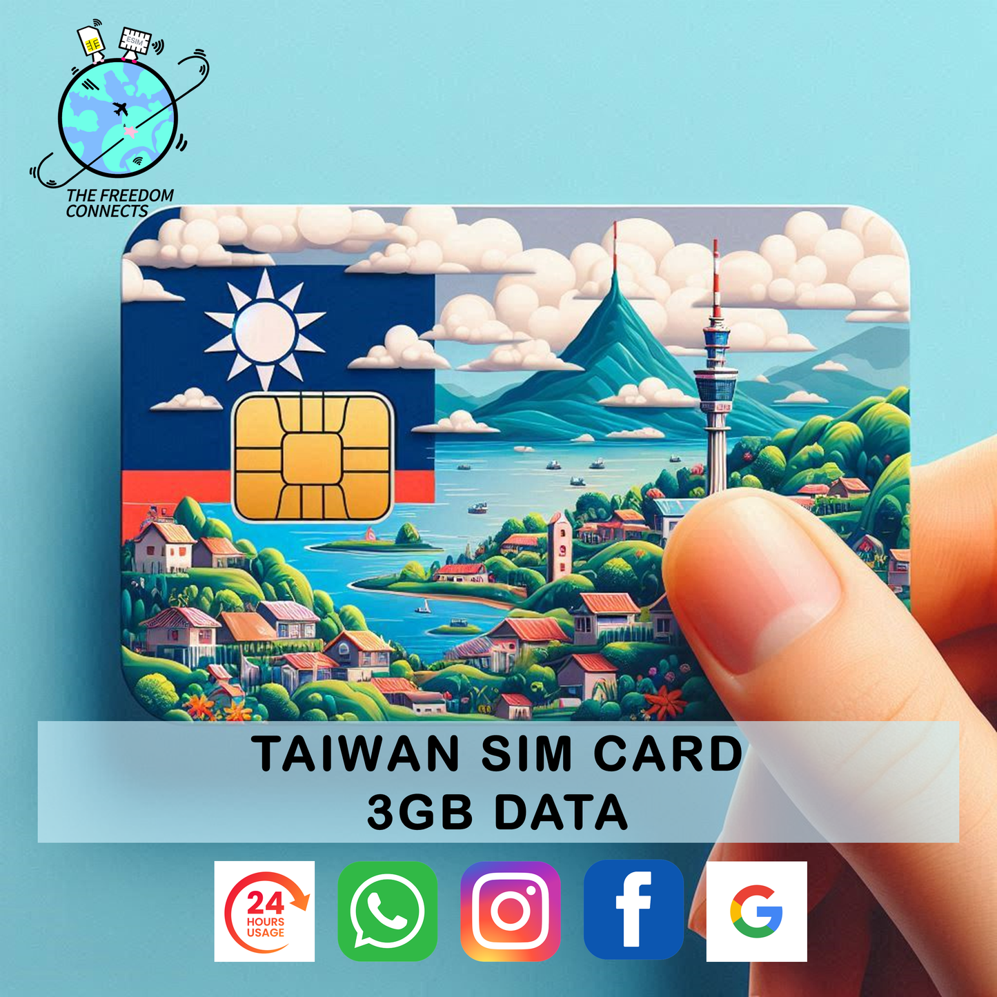 TAIWAN SIM CARD 3GB DATA