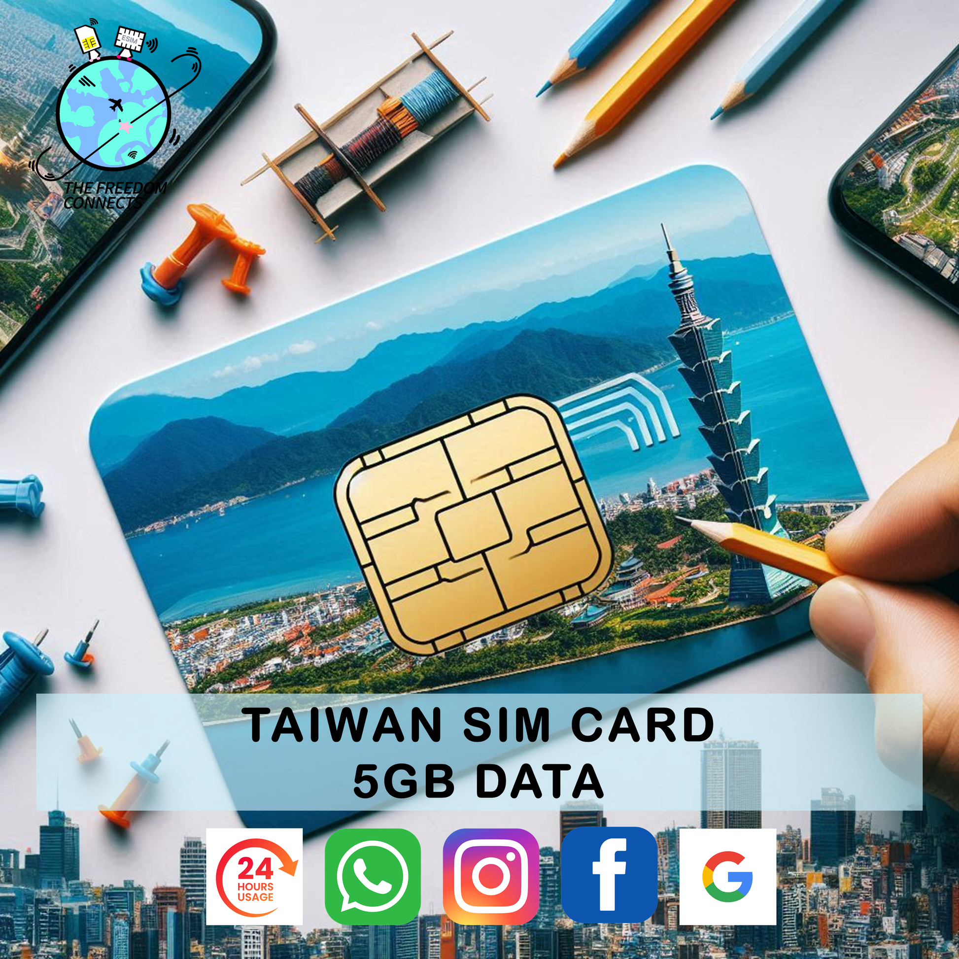 TAIWAN SIM CARD 5GB DATA